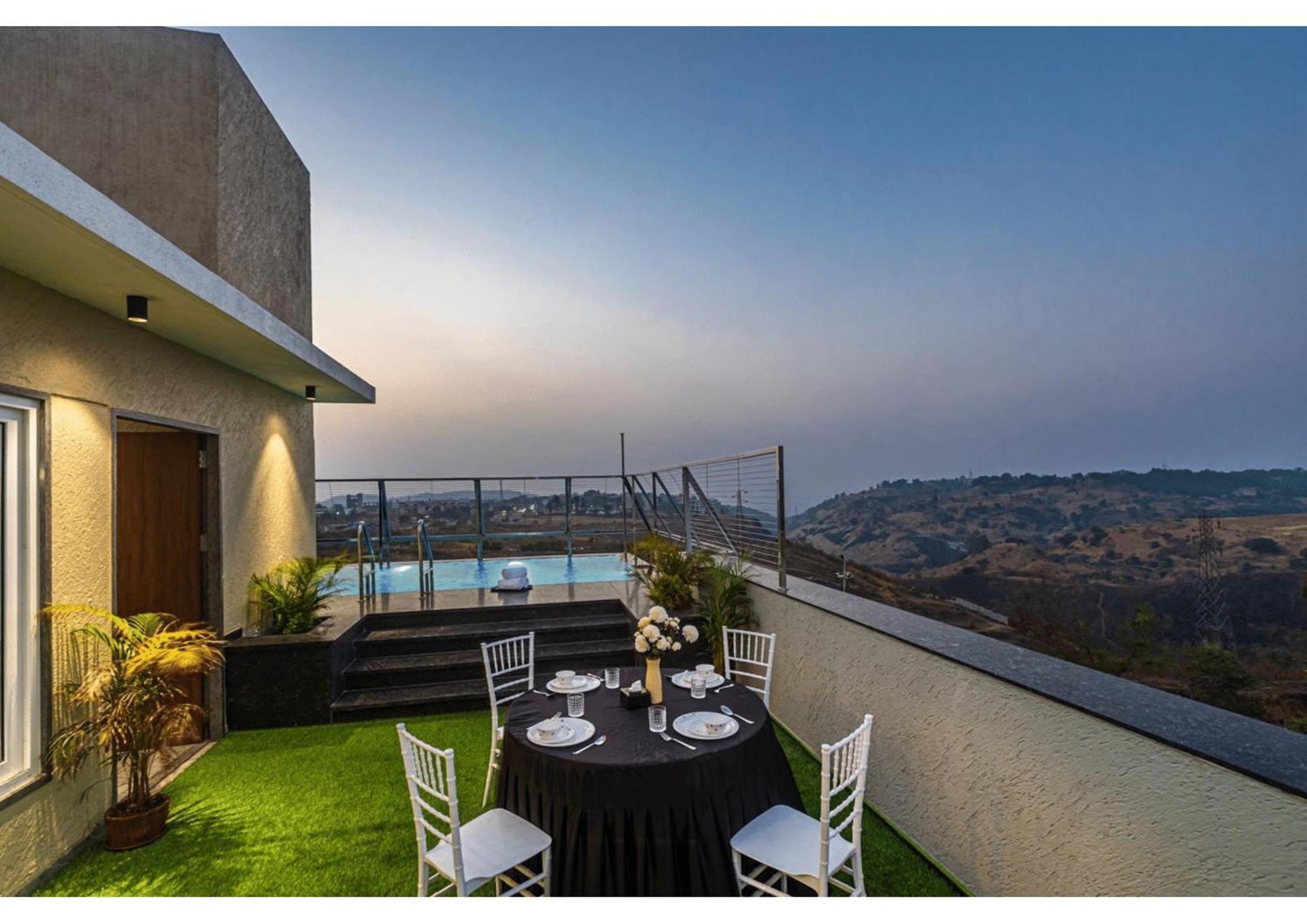 Mountain Glory 8Bhk By Tensorstays, Pool & Theater Igatpuri Kültér fotó
