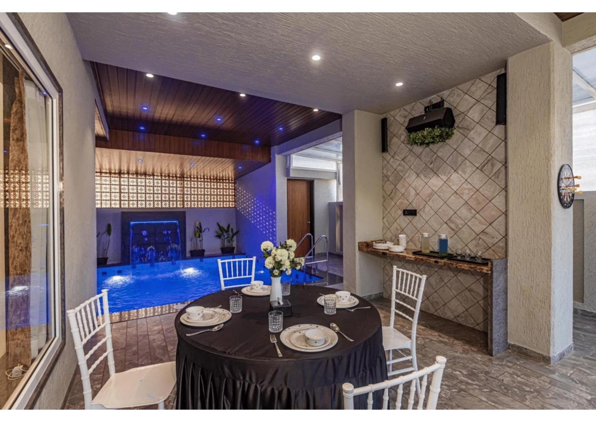 Mountain Glory 8Bhk By Tensorstays, Pool & Theater Igatpuri Kültér fotó